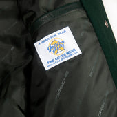 PORSCHE L'ART 968 VARSITY JACKET - GREEN