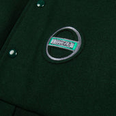 PORSCHE L'ART 968 VARSITY JACKET - GREEN