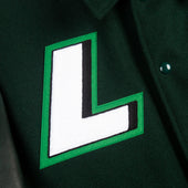 PORSCHE L'ART 968 VARSITY JACKET - GREEN