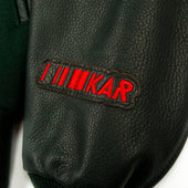 PORSCHE L'ART 968 VARSITY JACKET - GREEN