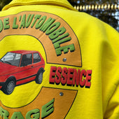 CLASSIC YELLOW COMFY GARAGE POLO SWEATSHIRT