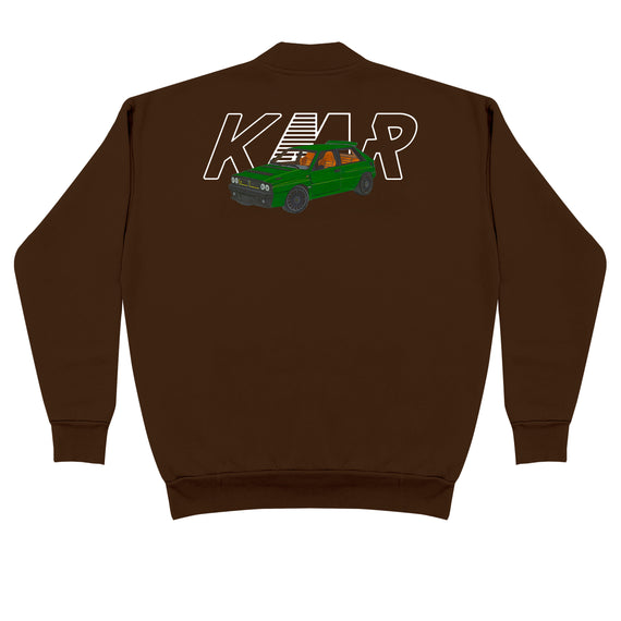 L'ART KAAR CHOCOLATE CREWNECK - KAR / L'ART DE L'AUTOMOBILE