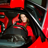 RED ENZO KARACING DRIVER JACKET - RED