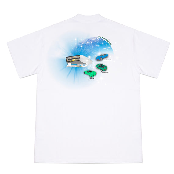 L'ART & PORSCHE MUSEUM T-SHIRT - WHITE - KAR / L'ART DE L