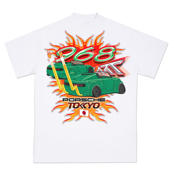 PORSCHE 968 L'ART KAIDO FLAMES TEE