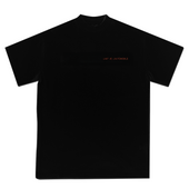 L'ART 959 ORANGE MANUFAKTUR T-SHIRT BLACK