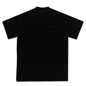 L'ART 959 RED MANUFAKTUR T-SHIRT BLACK