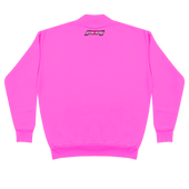 SAKSPOTTS LART FUCHSIA GRAPHIC CREWNECK