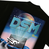 DRIVE IN THEATER GRAPHIC T-SHIRT BLACK- DSMLA LIMITED EDITION