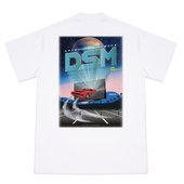 DRIVE IN THEATER GRAPHIC T-SHIRT WHITE- DSMLA LIMITED EDITION