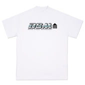 DSM MOTORSPORT GRAPHIC T-SHIRT WHITE - DSMNY LIMITED EDITION