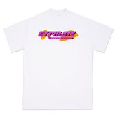 GT PIRATE WHITE PINK GRAPHIC TEE
