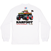 KARFOOT LS GRAPHIC T-SHIRT WHITE - TAMIYA EDITION