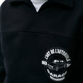 COMFY GARAGE POLO SWEATSHIRT