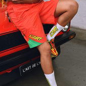 L'ART SPORT PLUS ORANGE SHORTS