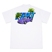 L'ART SUMMER WHITE GRAPHIC T-SHIRT