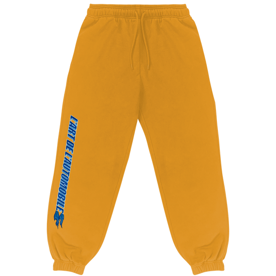 L'ART DRAGSTER TEAM PANTS - YELLOW - KAR / L'ART DE L'AUTOMOBILE