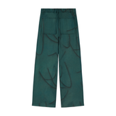 968 GREEN LEATHER PANTS