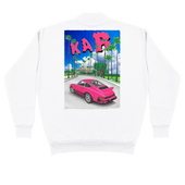 PINK KARRERA WHITE CREWNECK