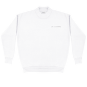 PINK KARRERA WHITE CREWNECK