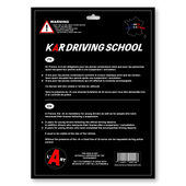 KAR DRIVING SCHOOL - STICKER PACK BLACK EDITION