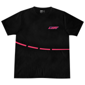 L'ART SPORT PLUS BLACK MESH T-SHIRT