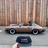 YOU ARE WHAT YOU DRIVE CAP - BROWN 911 TARGA