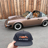 YOU ARE WHAT YOU DRIVE CAP - BROWN 911 TARGA