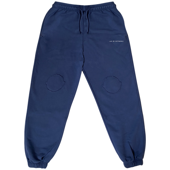 CLASSIC BROKEN NAVY BLUE GARAGE PANTS KAR / L'ART DE L'AUTOMOBILE